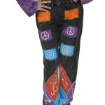 Handmade Cotton Trouser with Multicolored Patchwork