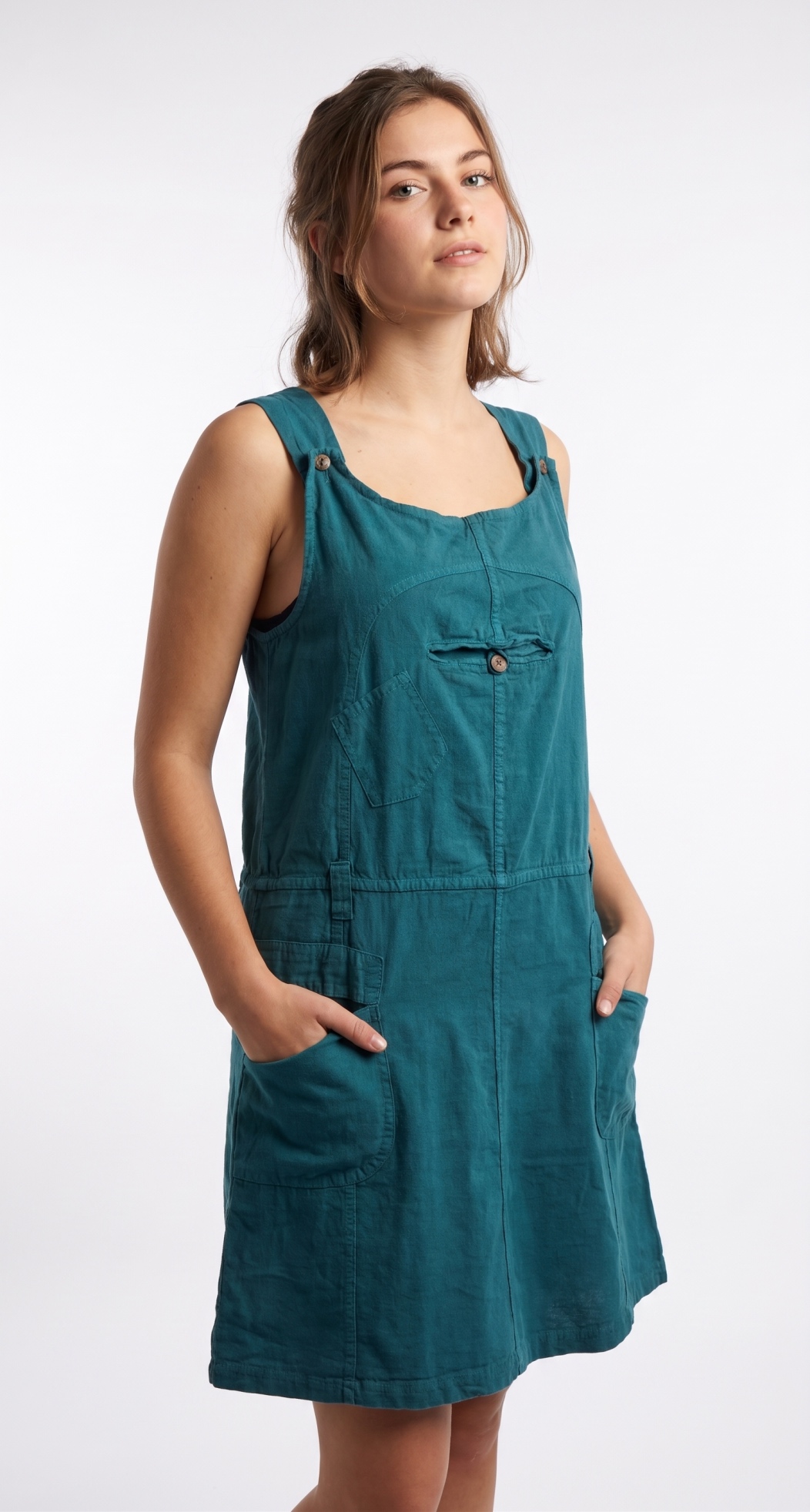 Sleeveless Cotton Dress