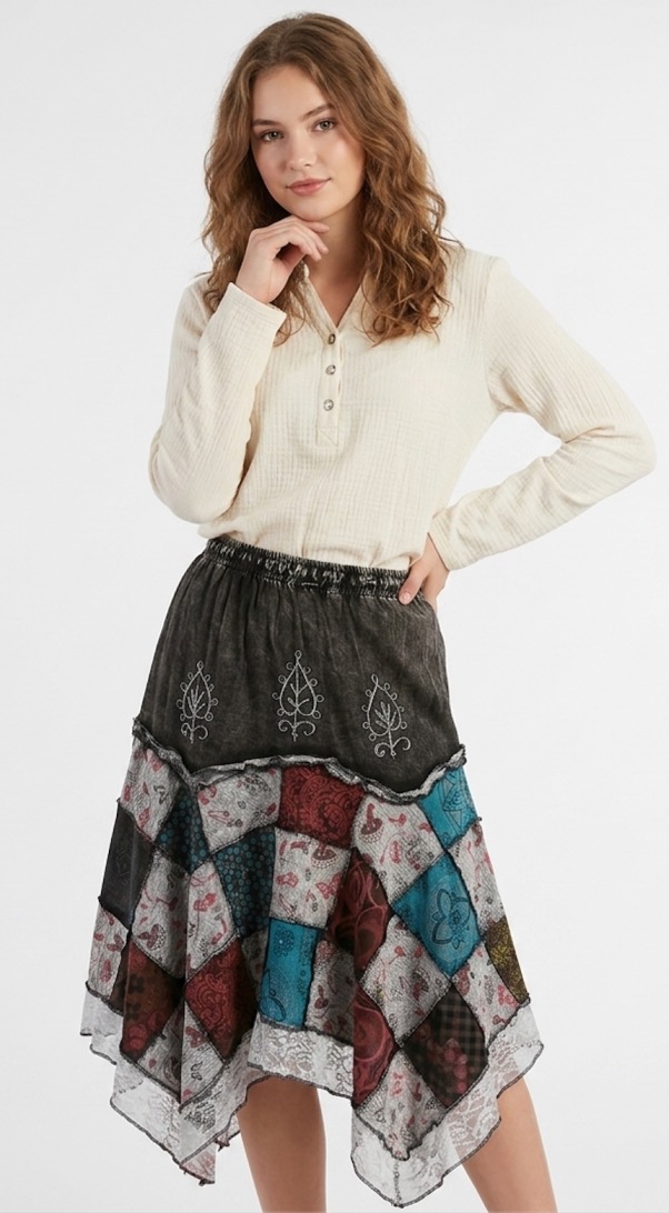 cotton patch skirt