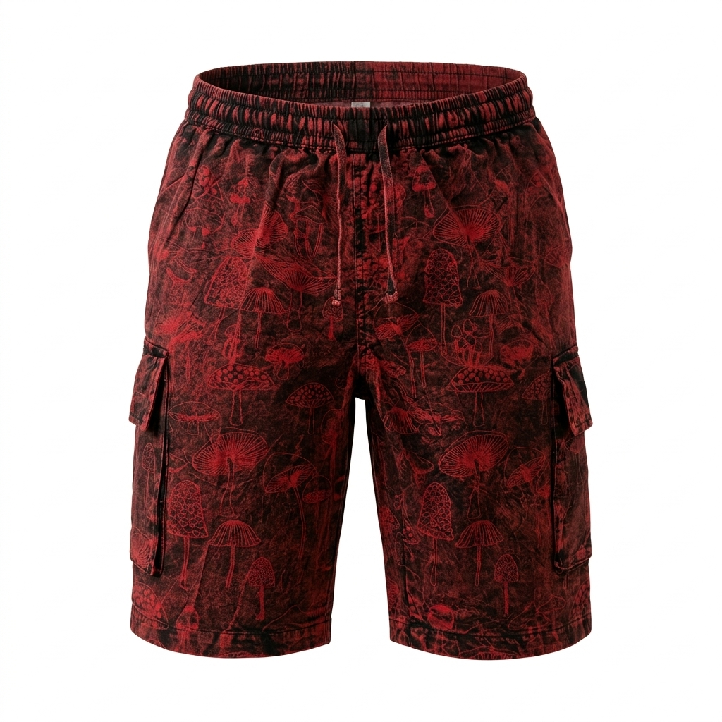 Mushroom Cargo Shorts