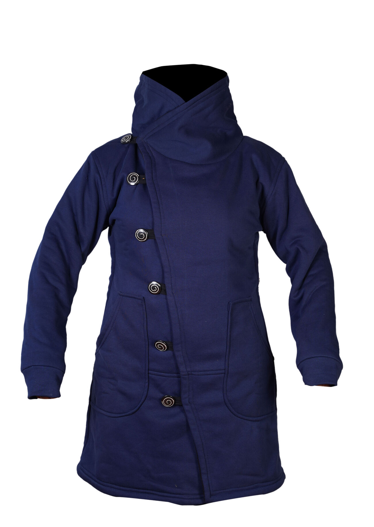 Stylish Long  Cotton Fleeced Coat /Jacket