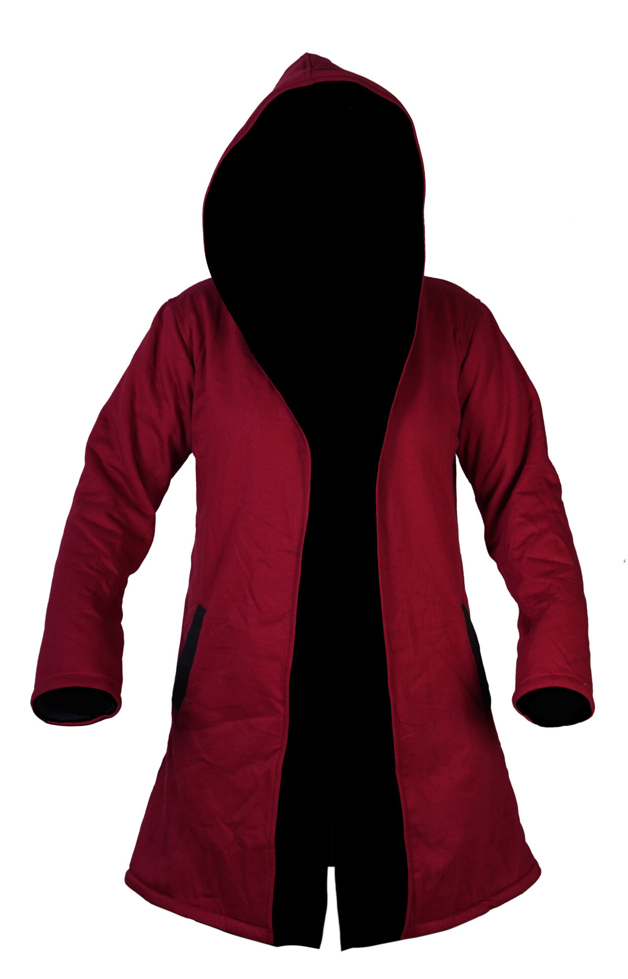 Red Cotton Hoodie