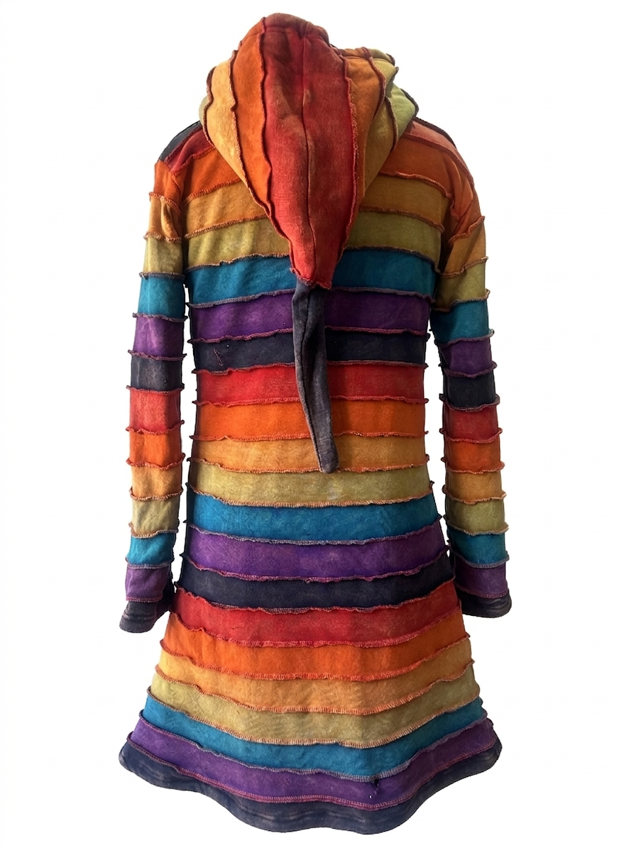 Stonewashed Rainbow Rib Jacket
