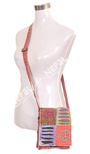 Crossbody Cotton Shoulder  Passport Bag