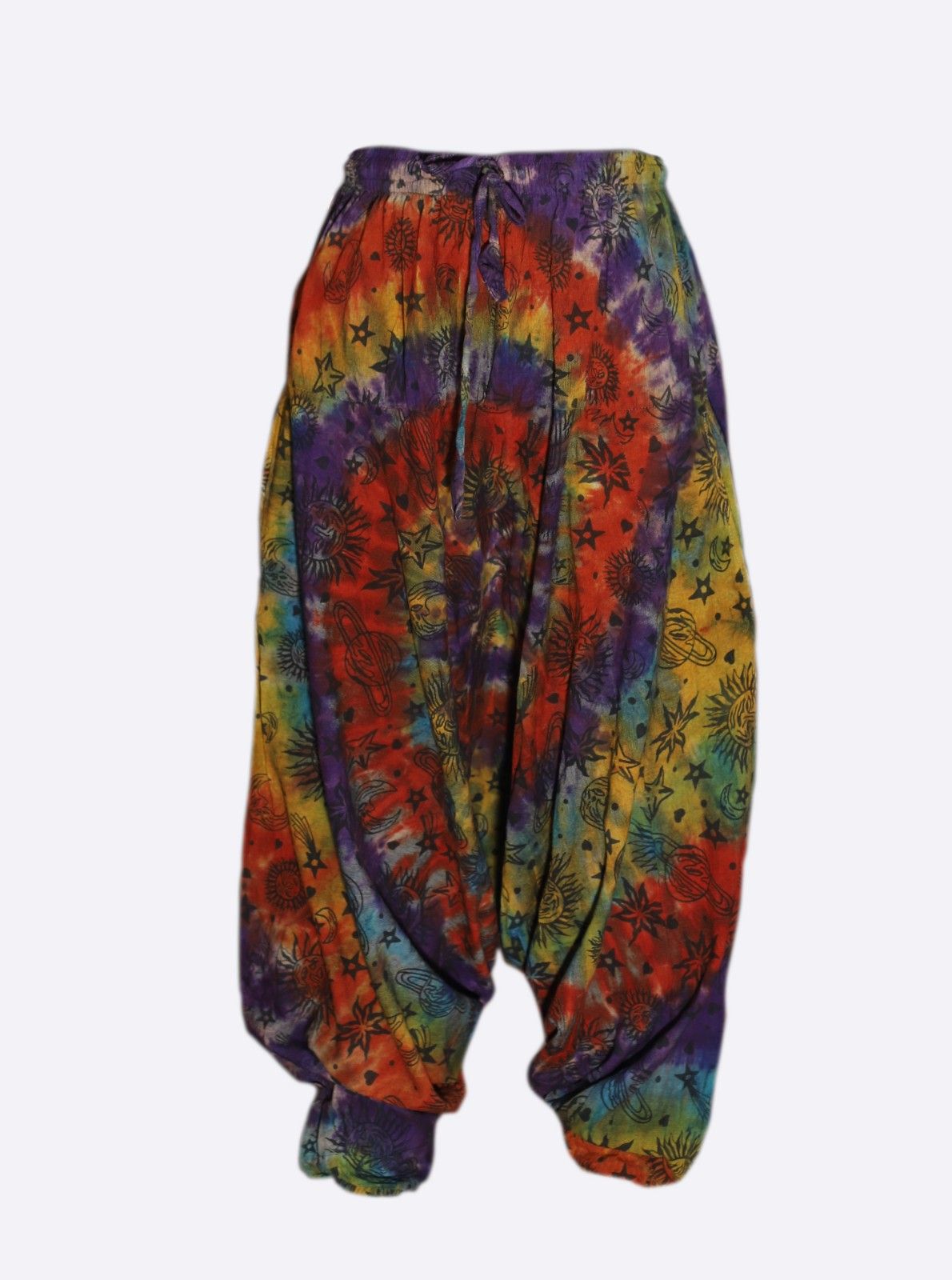 Galaxy Vibes Tie Dye Harem Pants