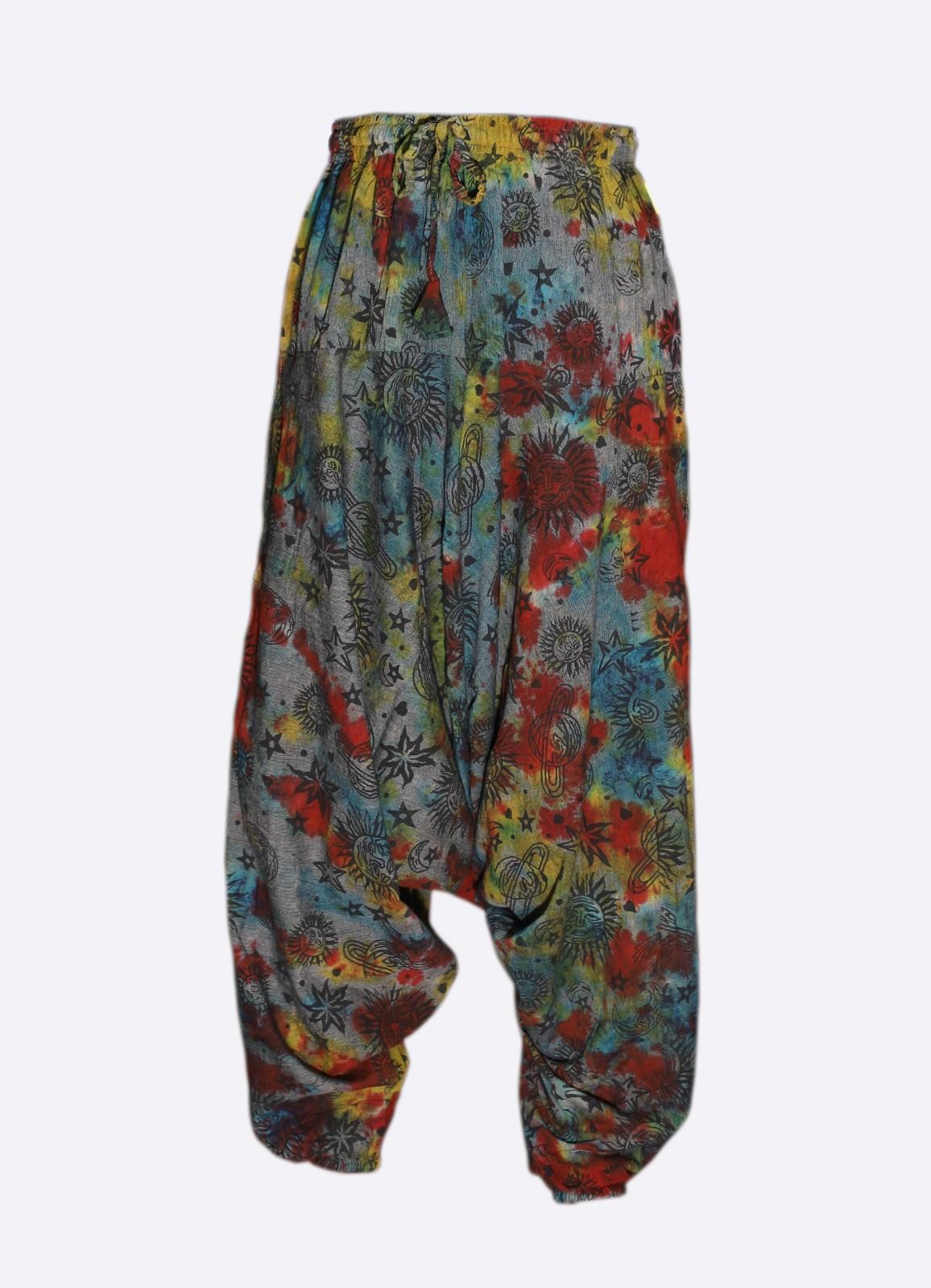 Galaxy Vibes Tie Dye Harem Pants