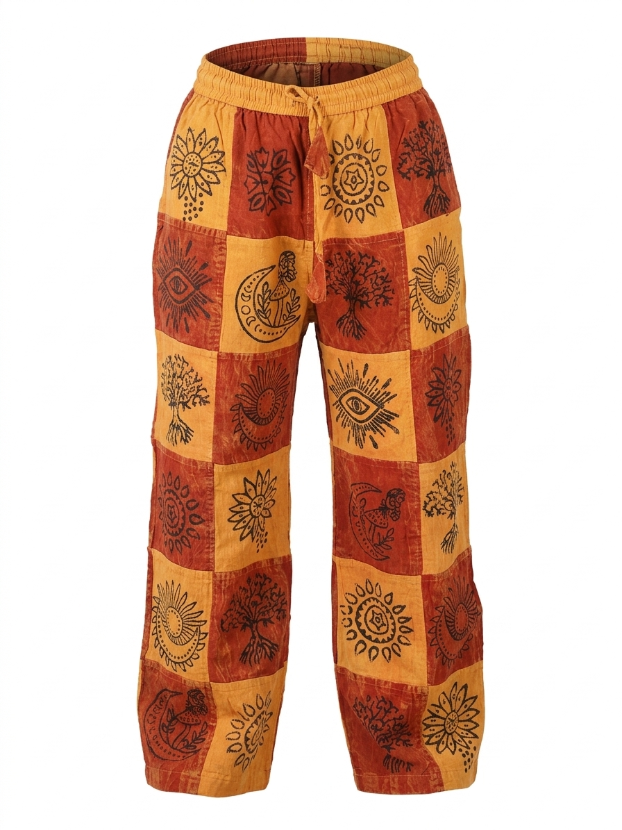 Patchwork Stonewash Trousers