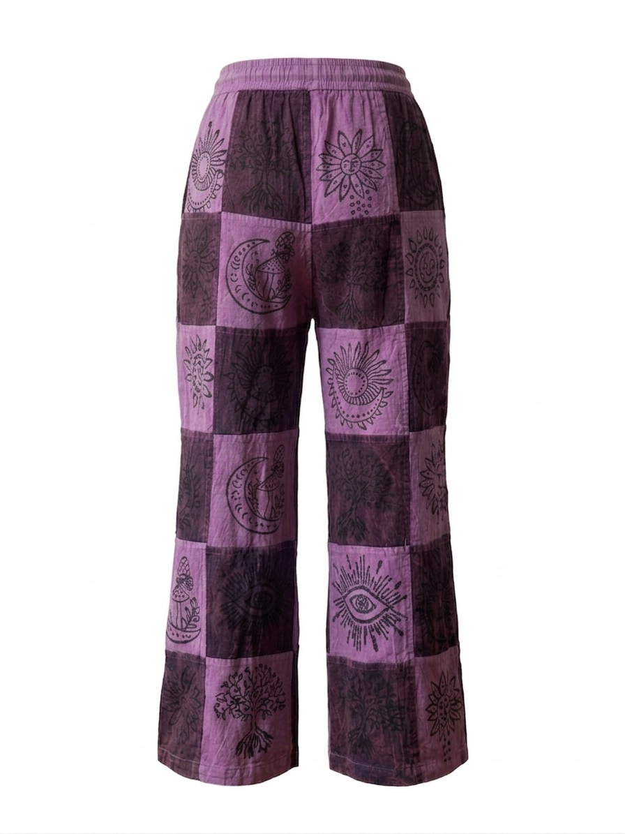 Patchwork Stonewash Trousers