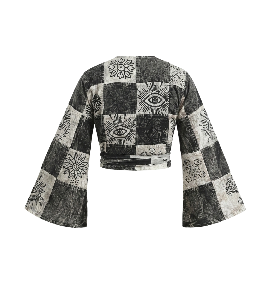 Patchwork Stonewash Tops