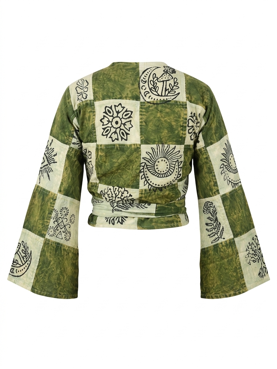 Patchwork Stonewash Tops