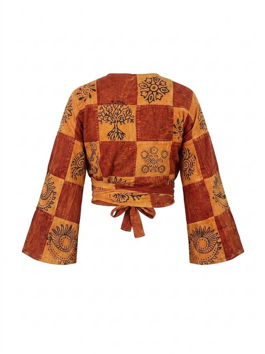 Patchwork Stonewash Tops