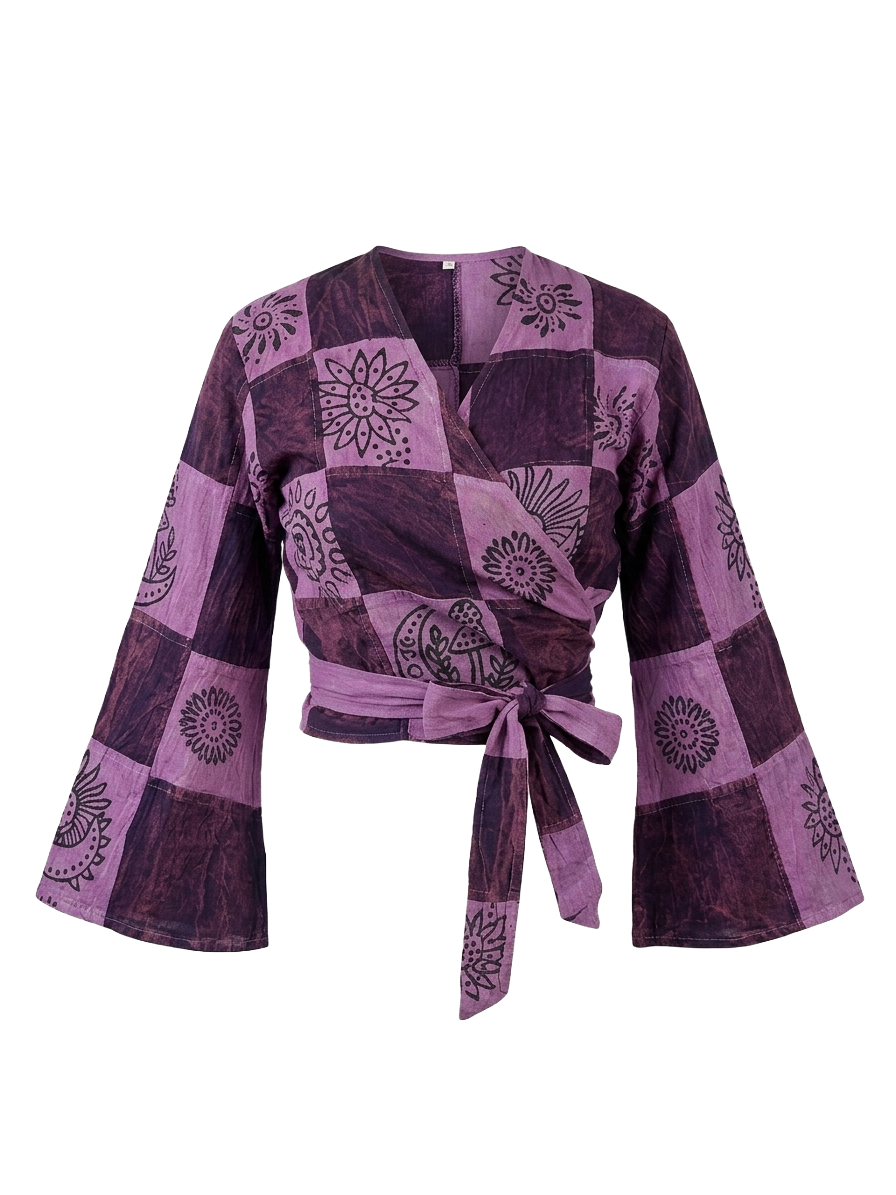 Patchwork Stonewash Tops