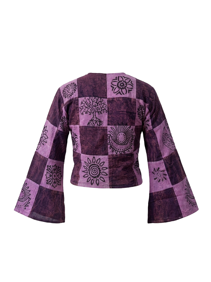 Patchwork Stonewash Tops