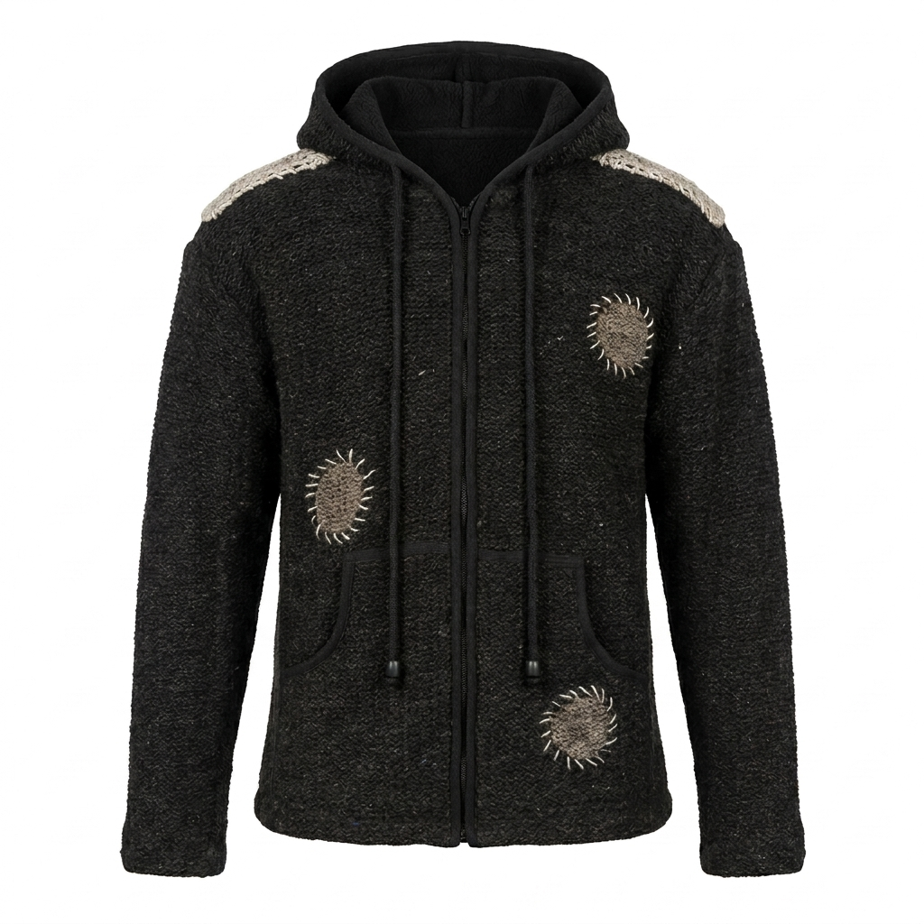 Woolen Hoodie Jacket