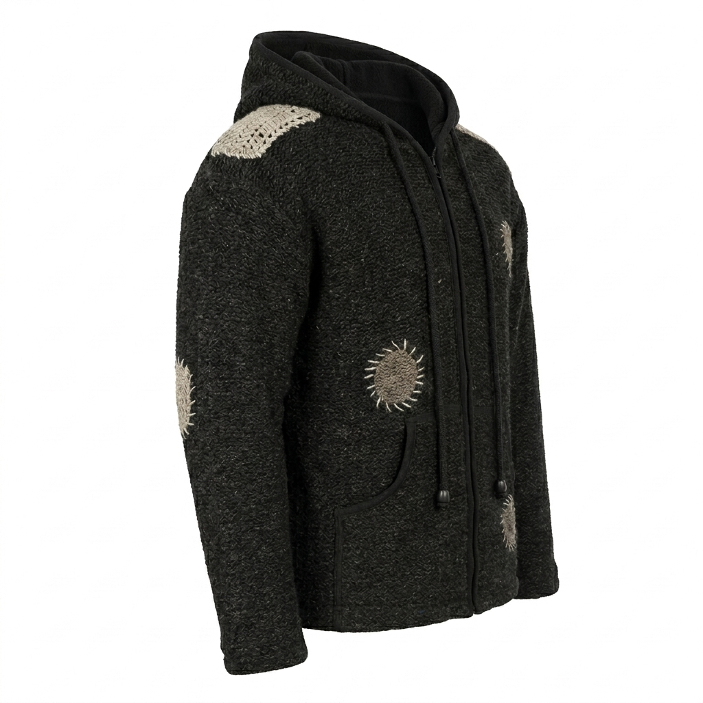 Woolen Hoodie Jacket