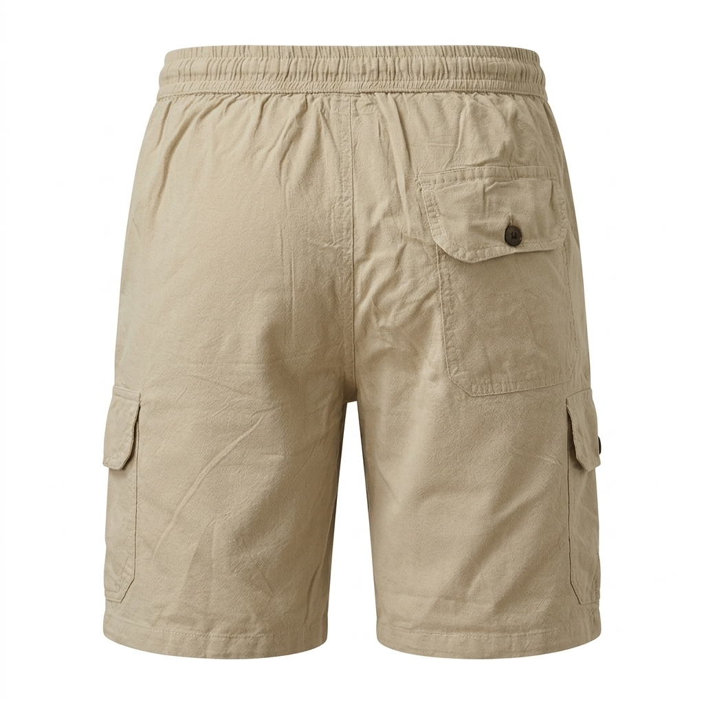 Pure Cotton Cargo Shorts for Women – Breathable Casual Summer Shorts with Pockets