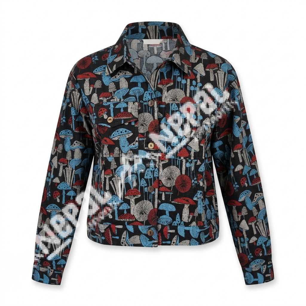 Mushroom Print  Jacket