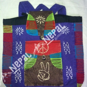 Cotton Back Pack Bag